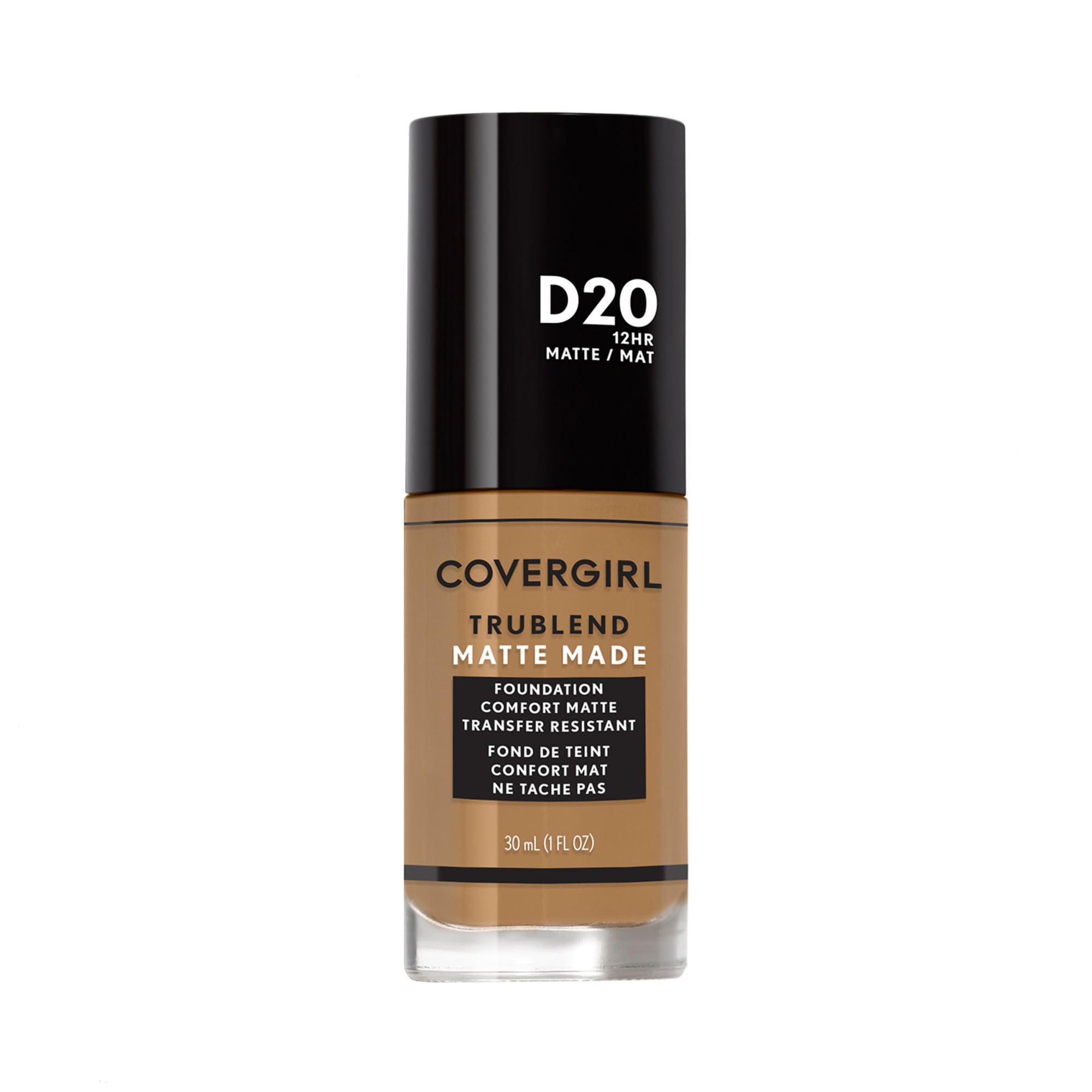 Covergirl Trublend Matte Made Liquid Foundation, D20 True Caramel, 1.014 Ounce: 4 D20 True Caramel